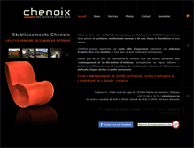 Tablet Screenshot of chenoix.be